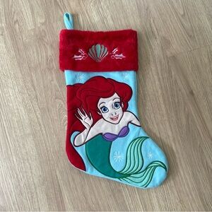 Ariel Christmas Stocking with Red and Blue Design